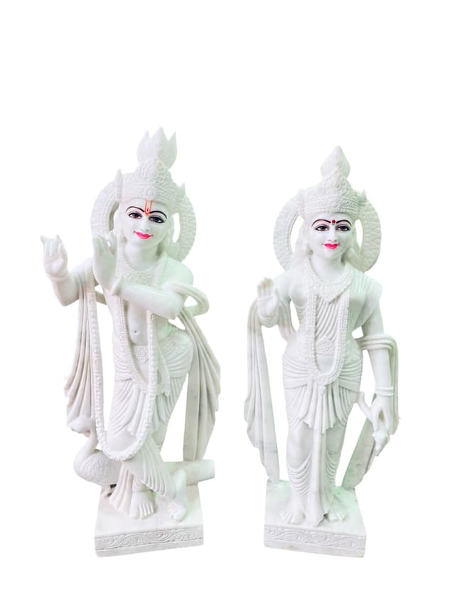 Eternal Marble Radha Krishna — The Divine Lovers of Vrindavan thumbnail 11