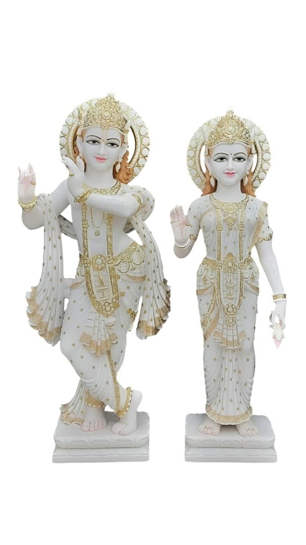 Eternal Marble Radha Krishna — The Divine Lovers of Vrindavan thumbnail 10