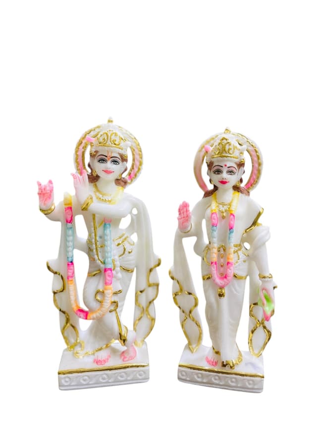 Eternal Marble Radha Krishna — The Divine Lovers of Vrindavan thumbnail 13