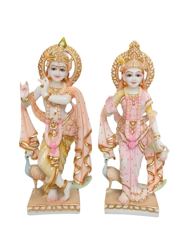 Eternal Marble Radha Krishna — The Divine Lovers of Vrindavan thumbnail 9