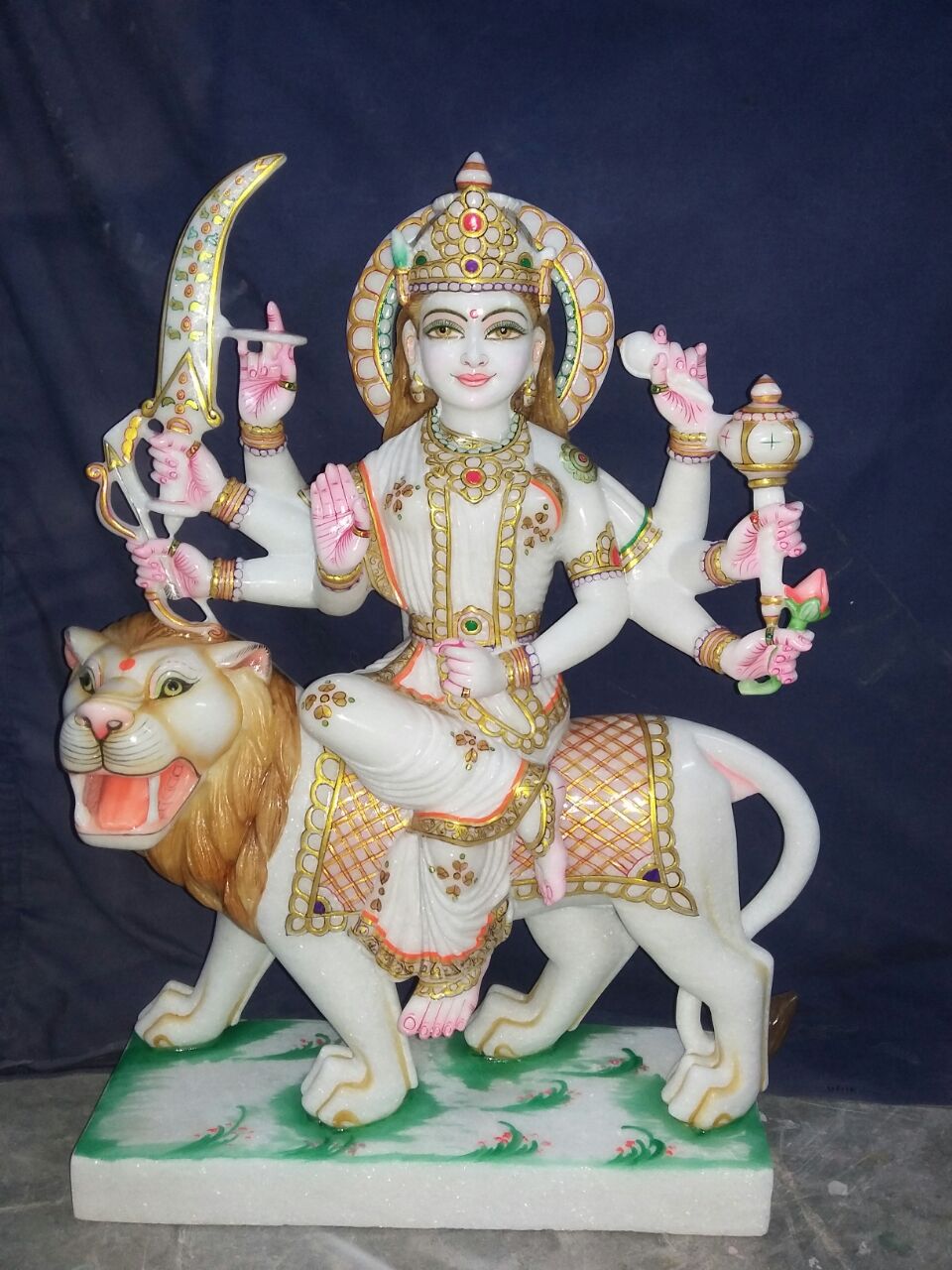 Marble Durga Mata Statue