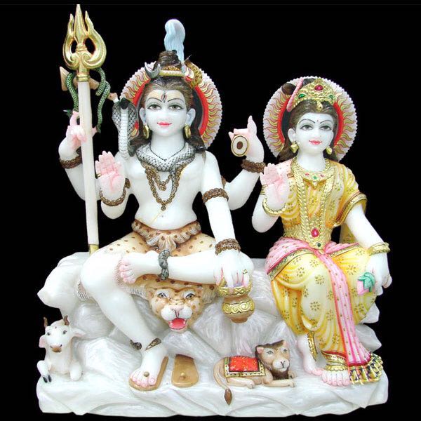 Buy Shiv Parivar Marble Statue
