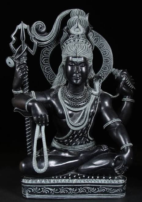 White Marble Shankar Ji Statue