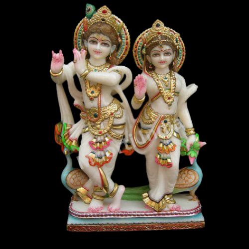 Makrana Marble Radha Krishna Statues