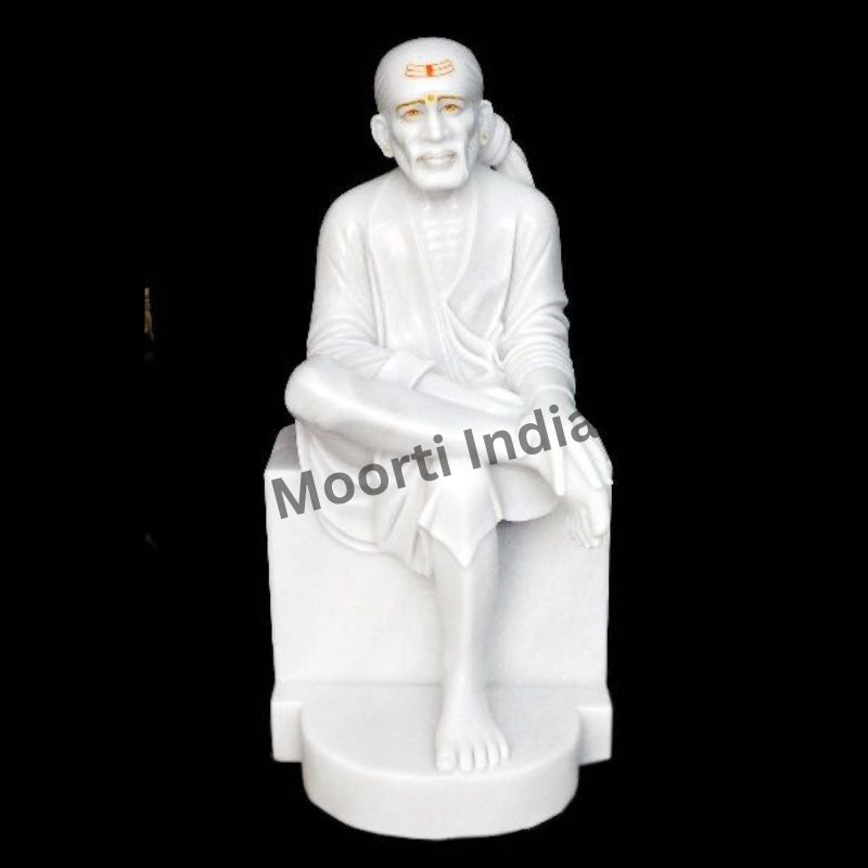 Marble Sai Baba Idol