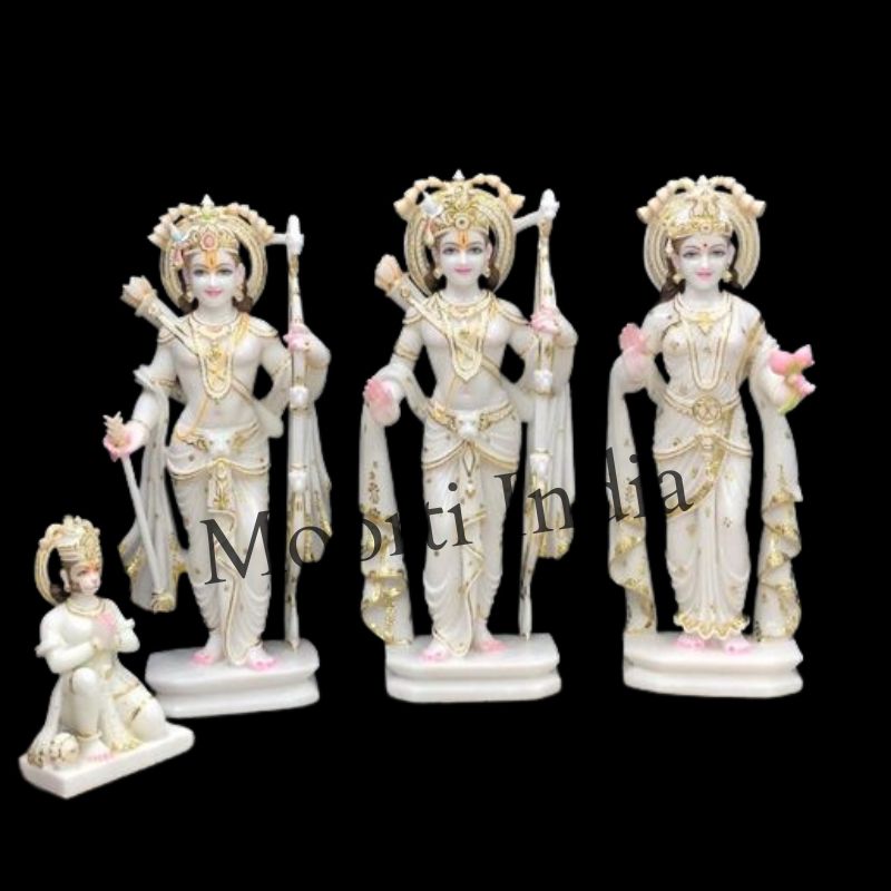 Ram Darbar Standing Marble Statue