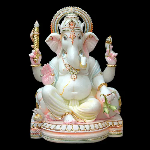 Ganesh Marble Statue