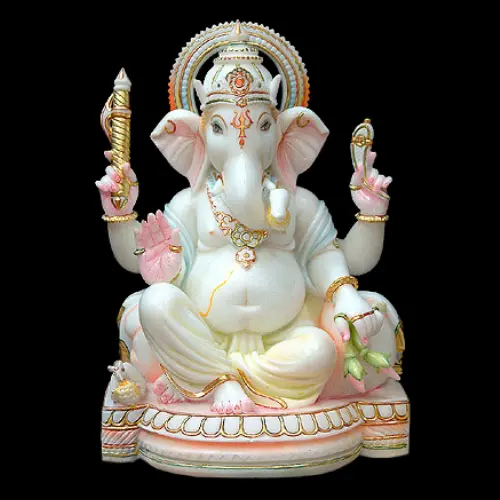 Marble Ganesh Figurine