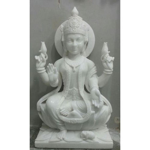 White Marble Laxmi Mata Statue